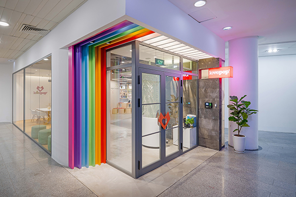 Văn phòng lovepop - Lối vào
